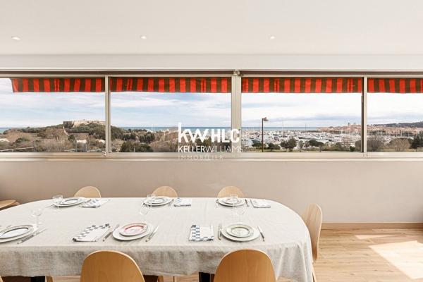 Appartement 4/5 pièces avec vue Port Vauban, mer et montagnes – Antibes