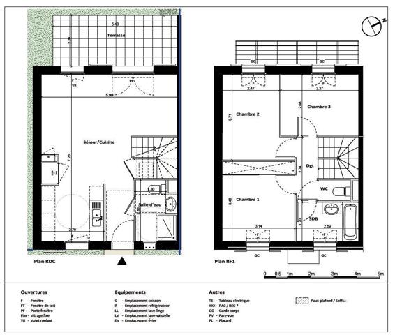 Maison à vendre 4 pièces 76 m² Châteauneuf-de-Gadagne