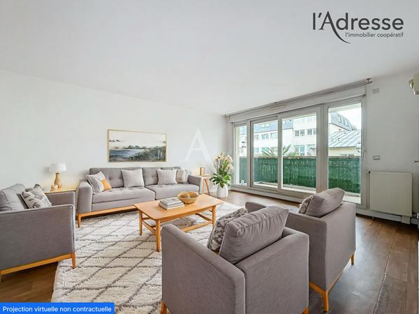 SURESNES/ Pasteur - Appartement 4 pièces 84m² - 1 Terrasse - 1 Balconnet - 1 Double Parking - 1 Cave