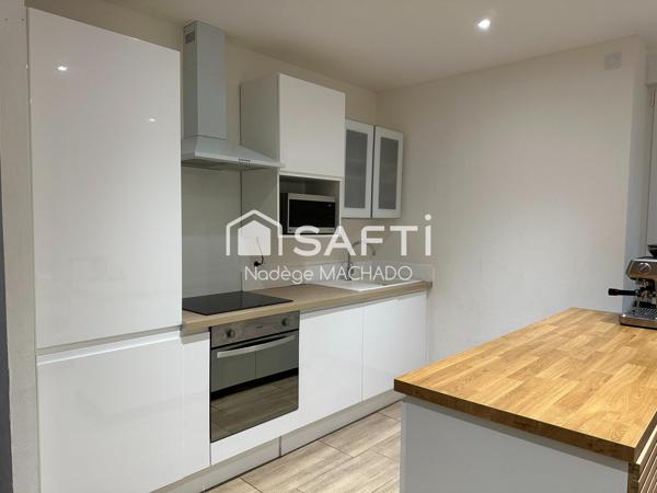 MAISON DE 74M² ENTIÈREMENT RÉNOVÉE AVEC JARDIN ET TERRASSE