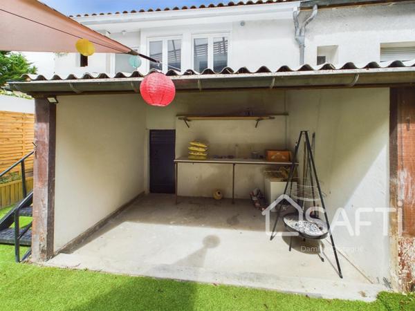 ÉCHOPPE RÉNOVÉE – 3 CHAMBRES – BORDEAUX BACALAN