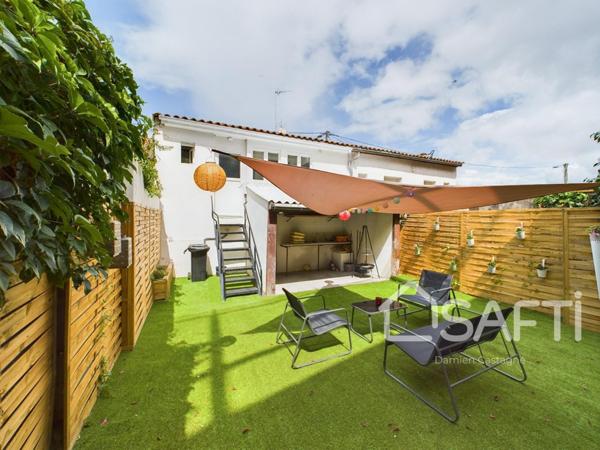 ÉCHOPPE RÉNOVÉE – 3 CHAMBRES – BORDEAUX BACALAN