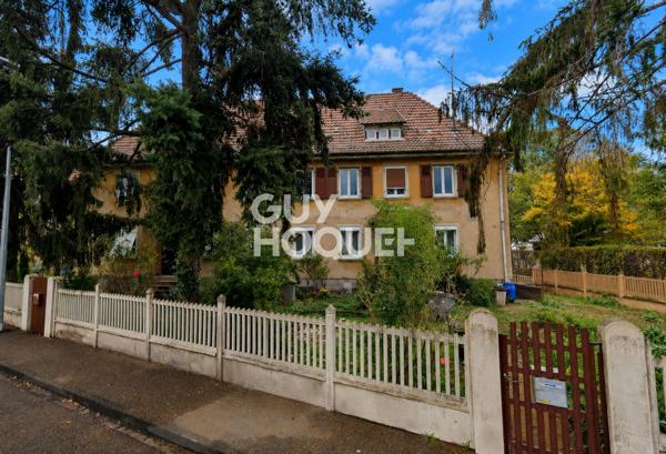 Appartement 3 pièces avec jardin, garage et dépendances à Sélestat