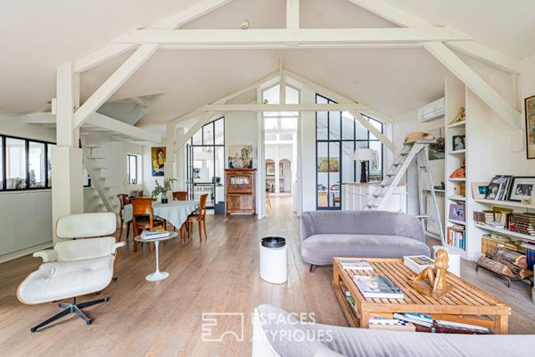 Maison d’architecte au style californien sur les bords de Seine