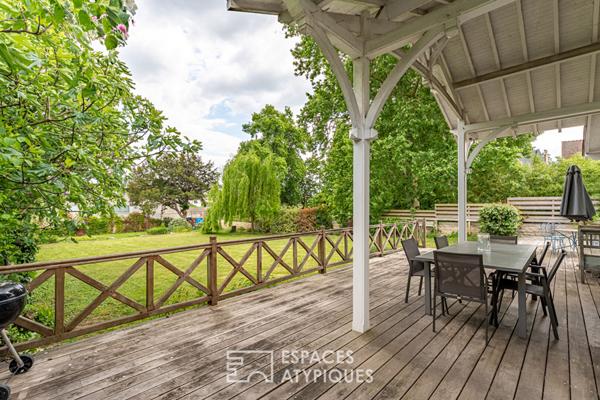 Maison d’architecte au style californien sur les bords de Seine