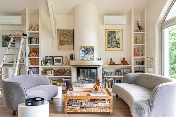 Maison d’architecte au style californien sur les bords de Seine