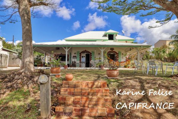 SAINTE LUCE (972) - Villa créole T5 avec vue mer et accès direct plage