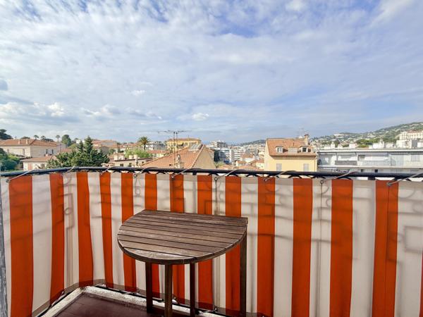CANNES St Nicolas 2P 28M2 traversant