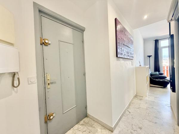 CANNES St Nicolas 2P 28M2 traversant