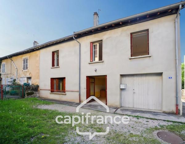 Maison mitoyenne de village, 3 chambres, à Beaufort-Orbagna (39190) – idéal investissement locatif ou premier achat