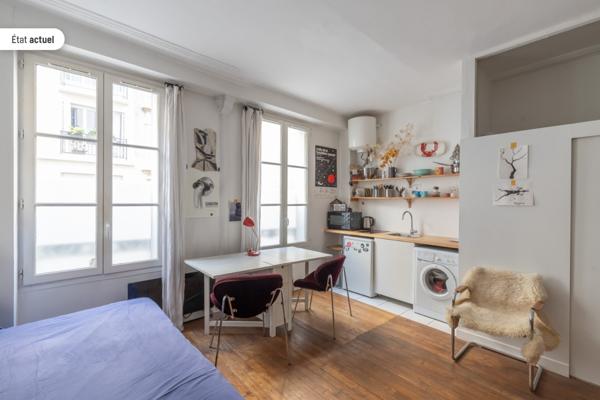 Studio à sublimer – Quartier Lamarck