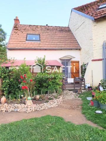 Maison de campagne 90 m², 3 chambres, terrain, dépendances.