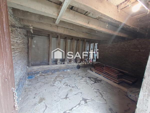 Maison de campagne 90 m², 3 chambres, terrain, dépendances.