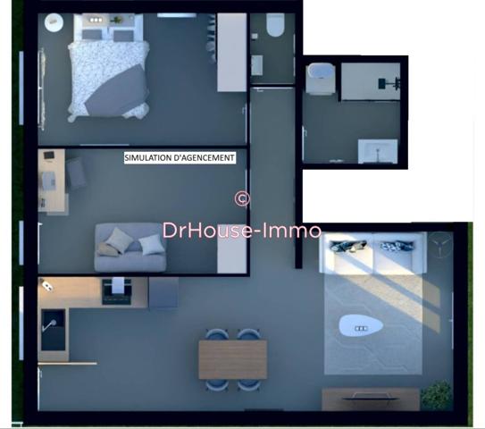 Appartement à vendre 3 pièces de 56 m²