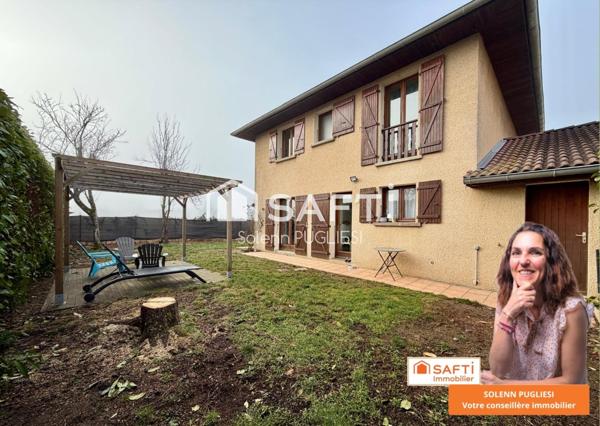 Maison individuelle avec jardin et 4 chambres