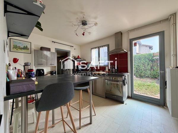 Maison individuelle avec jardin et 4 chambres