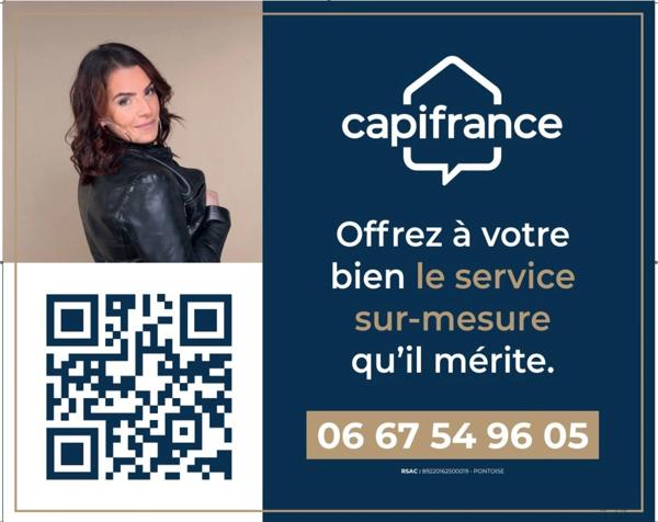 Dpt Val d'Oise (95), à vendre HERBLAY-SUR-SEINE appartement T2 41m2 avec stationnement privatif et balcon