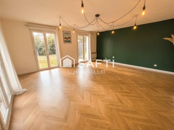 Maison 5 pièces avec grand jardin et en très bon état