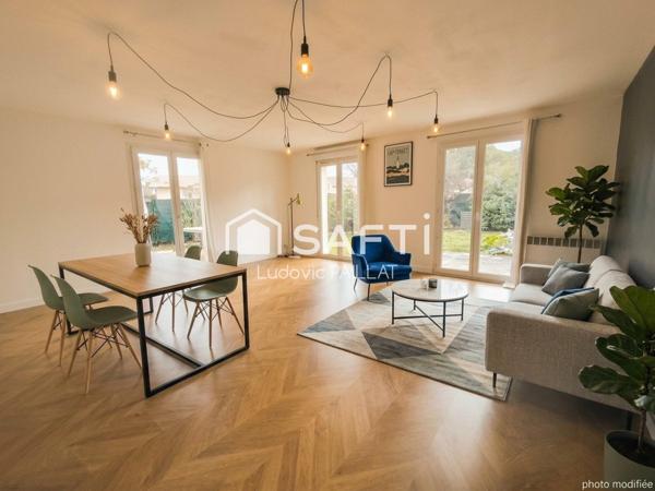 Maison 5 pièces avec grand jardin et en très bon état