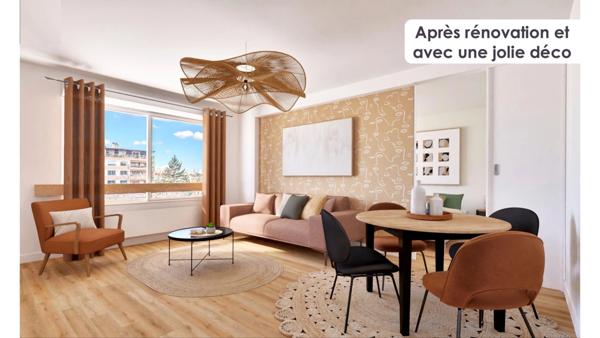 Appartement à vendre 3 pièces LYON 4EME ARRONDISSEMENT (69) vue panoramique