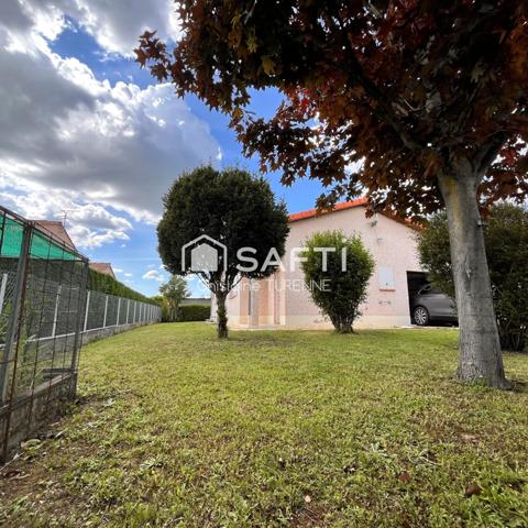 Maison de plain-pied 84 m2 avec jardin