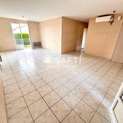 Maison de plain-pied 84 m2 avec jardin