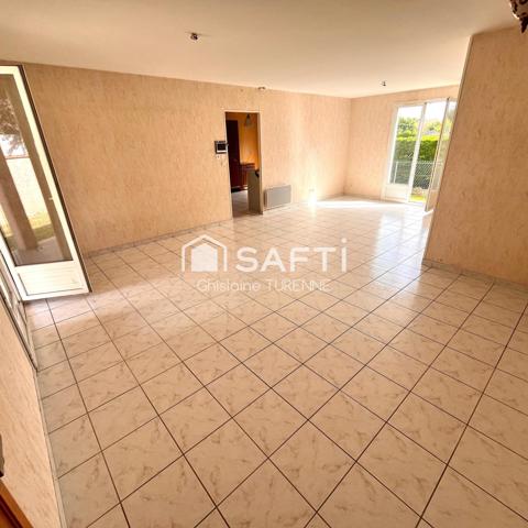 Maison de plain-pied 84 m2 avec jardin