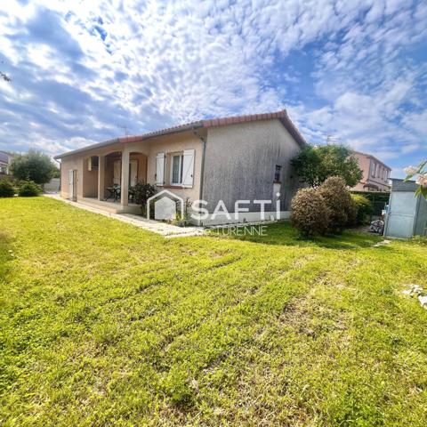 Maison de plain-pied 84 m2 avec jardin