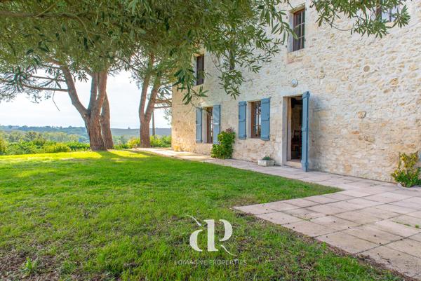 Mauvezin (32120) Un domaine intemporel en pierre blanche avec des vues panoramiques