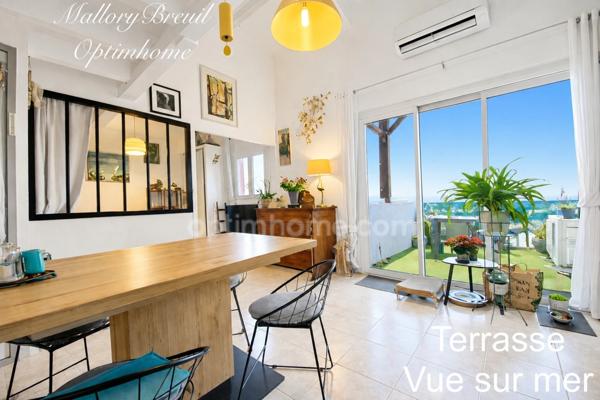 Appartement en duplex 53m2 avec terrasse vue sur mer - CAP D'AGDE (34)