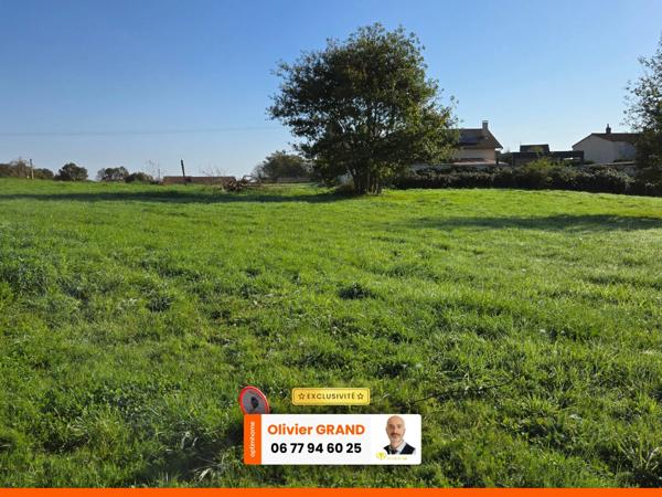 TERRAIN CONSTRUCTIBLE 1793M² - LOTISSEMENT - TOUT A L'EGOUT
