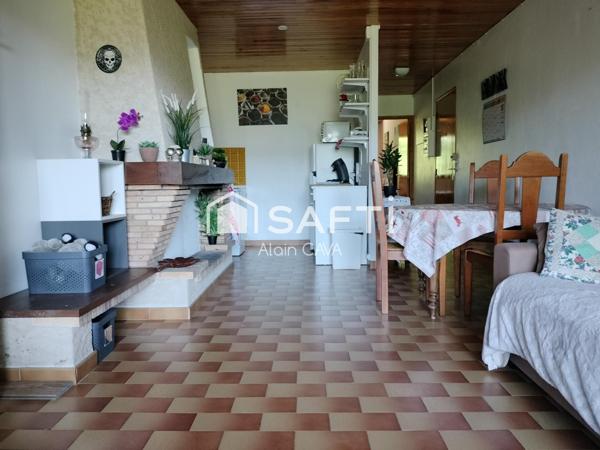 Joli T2 traversant de 43m² avec terrasse situé au 1er étage