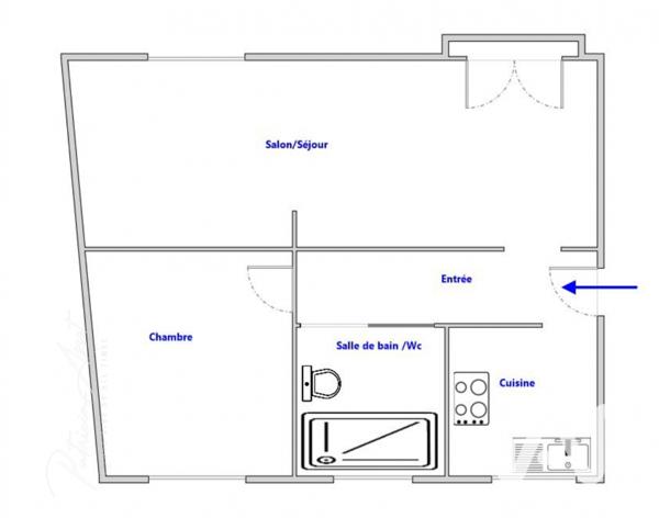 Appartement à vendre 3 pièces 58 m² Fontainebleau
