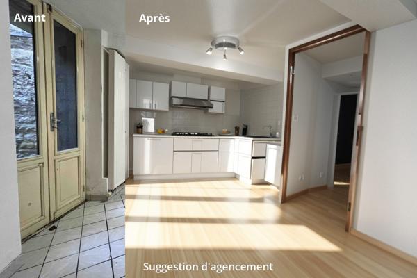 GANNAT - Maison de Ville 95m2 - 3 chambres - 89 000€