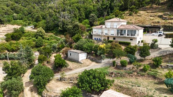 Maison vue mer panoramique sur les hauteurs de Calcatoggio - piscine chauffée - appartement indépendant