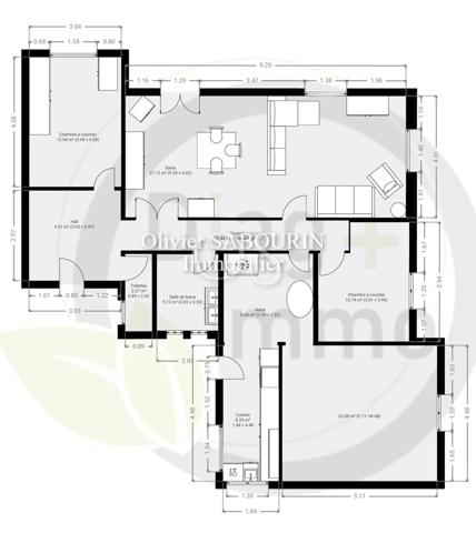 Immobilier Puget-sur-Argens (83480) – Maison jumelée 124m2 – 399 000 €