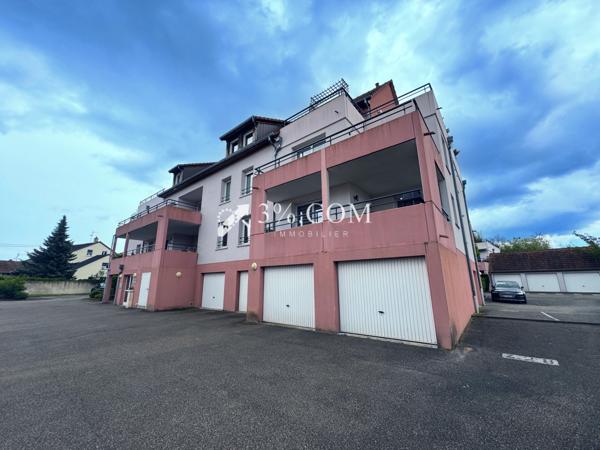 3%COM Bel appartement F3 de 77m2 avec terrasse- garage et 3 parkings Hochfelden (67270)