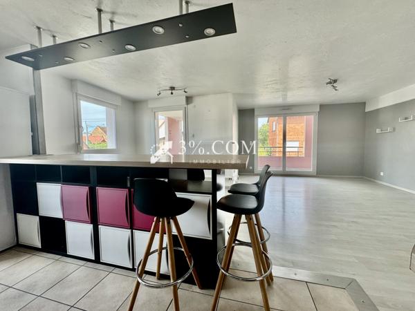 3%COM Bel appartement F3 de 77m2 avec terrasse- garage et 3 parkings Hochfelden (67270)
