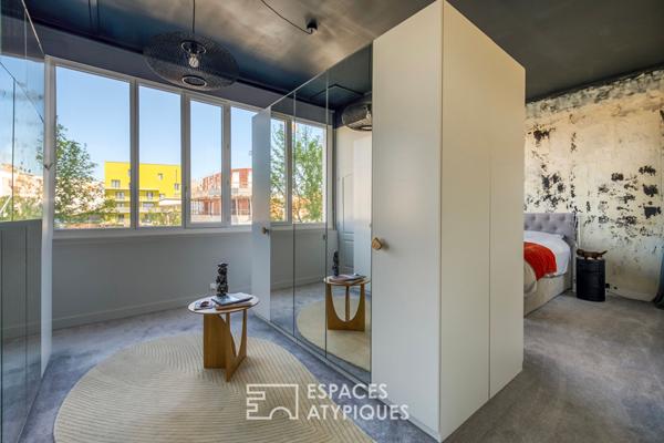 Loft d’artiste de style industriel dans une ancienne école de danse