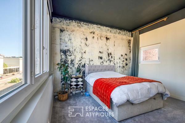 Loft d’artiste de style industriel dans une ancienne école de danse