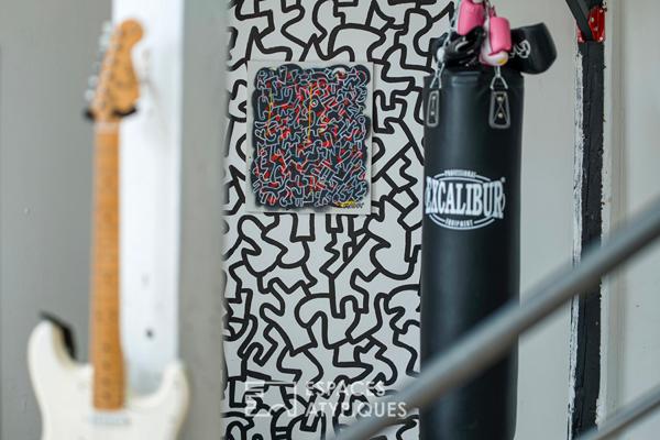 Loft d’artiste de style industriel dans une ancienne école de danse