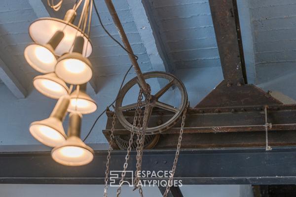 Loft d’artiste de style industriel dans une ancienne école de danse