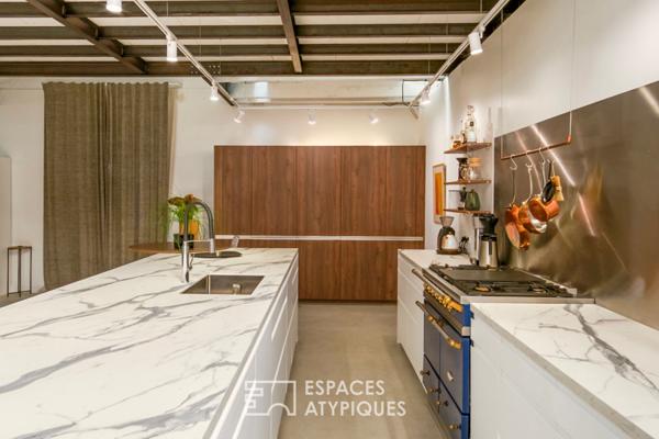 Loft d’artiste de style industriel dans une ancienne école de danse