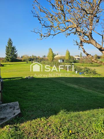 Maison 4 pièces 90m2 de plein pied sur terrain de 10 700m2