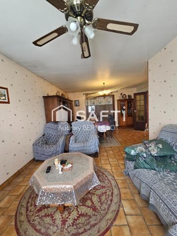 Maison 4 pièces 90m2 de plein pied sur terrain de 10 700m2