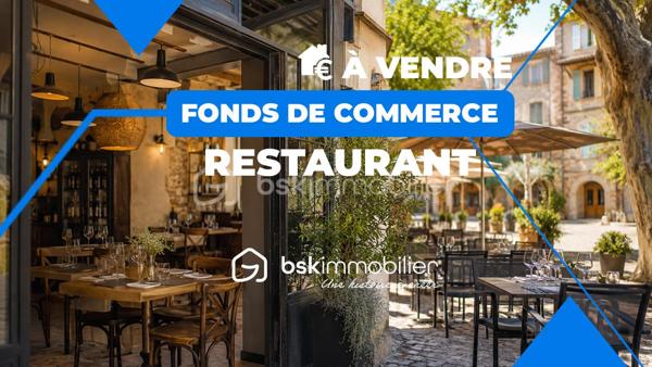 Nous vous proposons à la vente le fonds de commerce de ce restaurant idéalement situé au cœur de l'un des villages les plus recherchés du Haut-Var.

Une adresse reconnue dans un environnement privilégié

Implanté dans la rue principale de Lorgues, ce restaurant bénéficie d'un emplacement de premier ordre, au cœur d'une commune dynamique et touristique réputée pour son art de vivre, ses marchés provençaux et sa clientèle locale fidèle.

L'établissement dispose d'une salle de restauration chaleureuse ainsi que d'une terrasse particulièrement appréciée durant la saison touristique.

Opportunité rare : possibilité d'acquérir les murs (vendus uniquement en complément du fonds de commerce).

Cette double opportunité permet soit une exploitation locative classique, soit une maîtrise complète de l'outil de travail en devenant propriétaire de l'ensemble immobilier.

Conditions financières :
Fonds de commerce : 116 000 € HAI
Murs commerciaux : 168 000 € FAI

Une opportunité particulièrement intéressante pour un couple de restaurateurs, un professionnel souhaitant développer une activité de restauration dans le Var ou un investisseur recherchant un emplacement premium avec possibilité d'acquisition des murs.