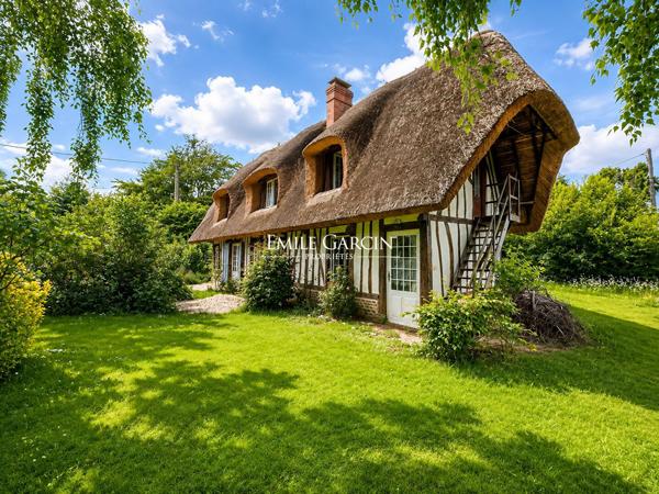 A Vendre - Normandie - Saint Philbert sur Risle - Chaumière Normande - Garage - Jardin