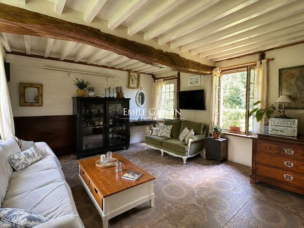 A Vendre - Normandie - Saint Philbert sur Risle - Chaumière Normande - Garage - Jardin