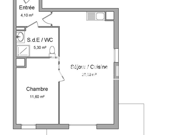 Location Appartement 2 pièces 47 m² - 19 IMPASSE DE LA GAIETE Nice 06200