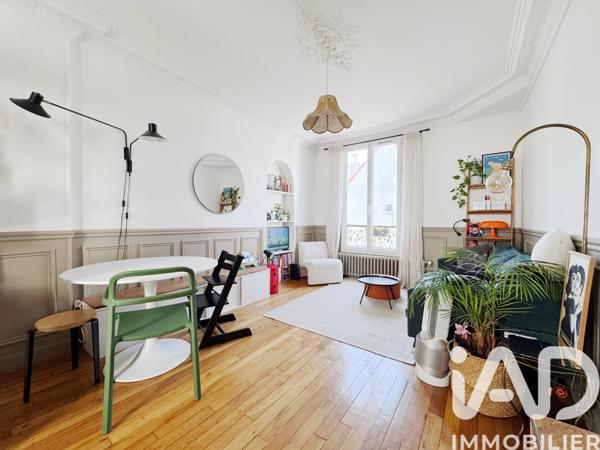 Appartement à vendre 3 pièces 65,49 m² Issy-les-Moulineaux